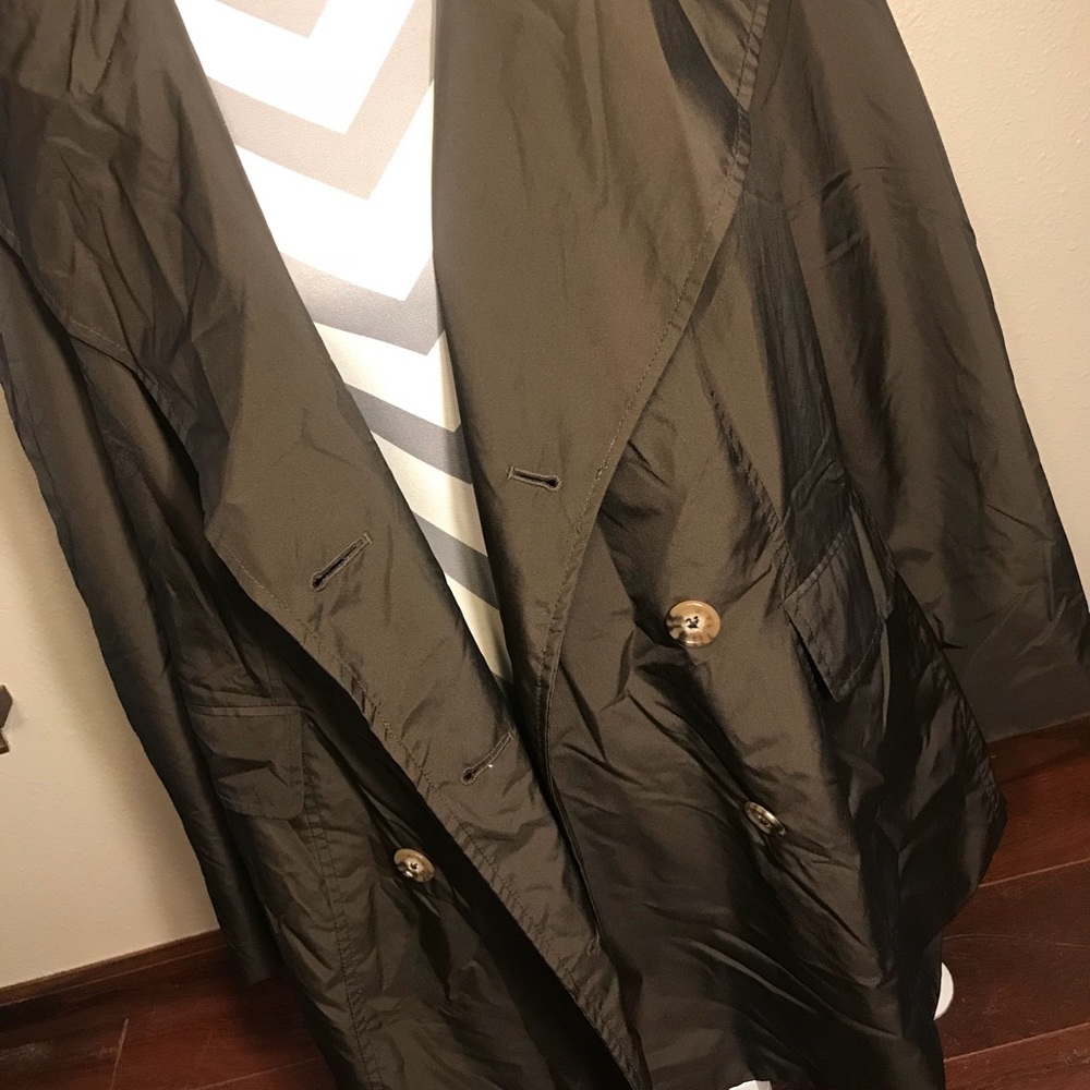 Covington Button Up 16-18Wide Button Up Brown Coat